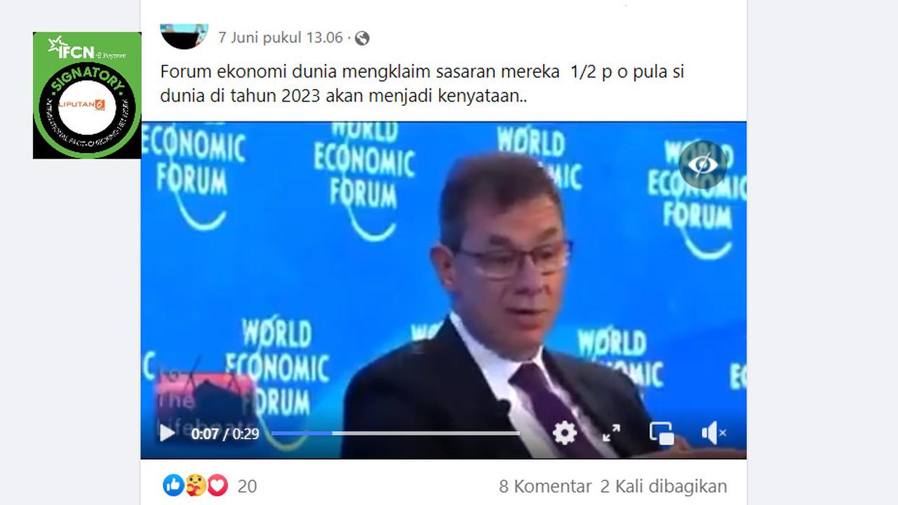 Tangkapan Layar Pernyataan CEO Pfizer Tujuan Perusahaannya Kurangi 50 Persen Populasi Dunia pada 2023