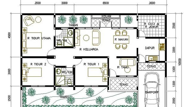 5 Desain Rumah Minimalis Ukuran 6x10, Sederhana Tapi Nyaman