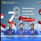 Ketua DPD Komite Nasional Pemuda Indonesia (KNPI) DKI Jakarta Ronny Bara Pratama mengucapkan Selamat Hari Ulang Tahun ke-78 Republik Indonesia (HUT ke-78 RI) yang jatuh tepat pada hari ini, Kamis (17/8/2023). (Instagram @knpidkijakarta)