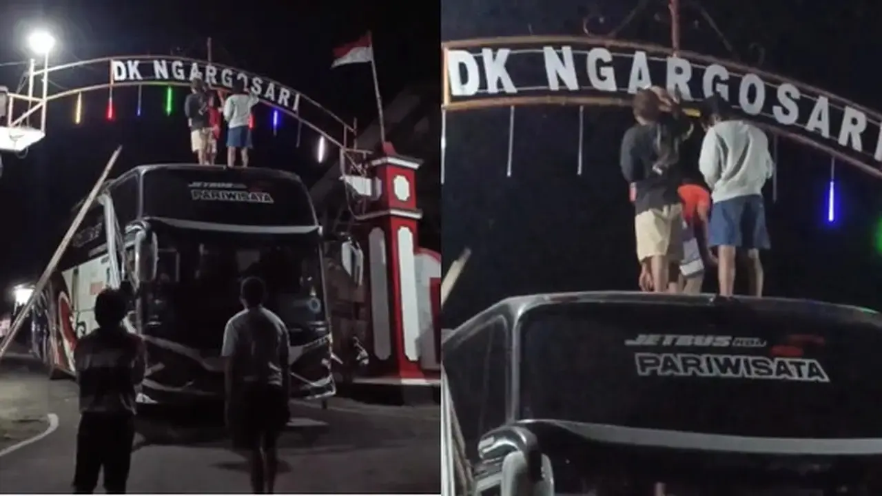Bus Pariwisata Bantu Persiapan Warga Memeriahkan 17 Agustus 2023