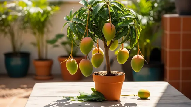 Ilustrasi Pohon Mangga Arumanis