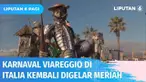 Sempat terhenti karena pandemi, Karnaval Viareggio di Italia kembali berlangsung pada akhir pekan lalu. Berlangsung sejak tahun 1873, awalnya karnaval ini hanya menampilkan politikus Italia dan publik figur setempat.