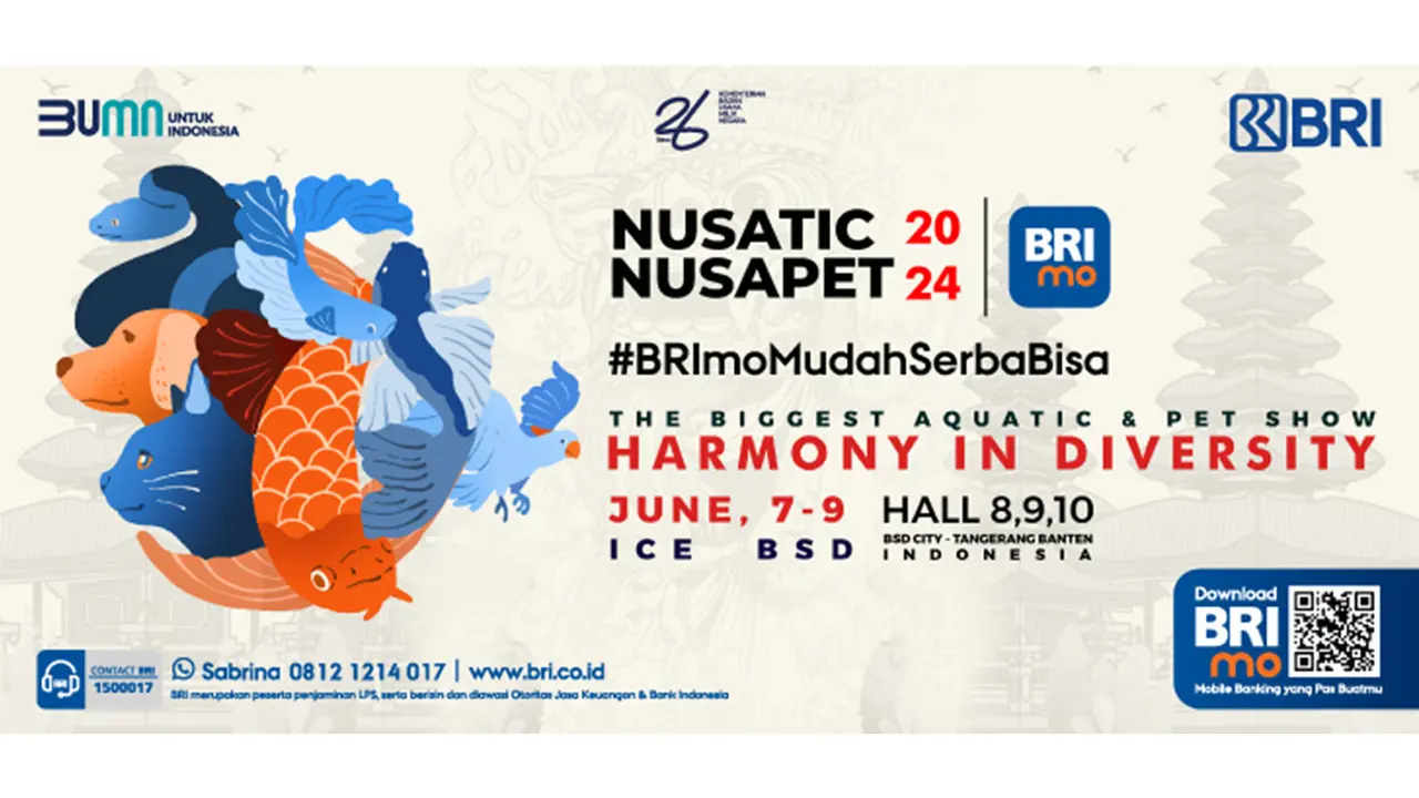 BRImo Dukung Pameran NUSATIC NUSAPET 2024