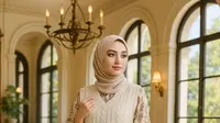 7 Model Gamis dengan Rompi Rajut untuk Tampilan Kekinian di 2025