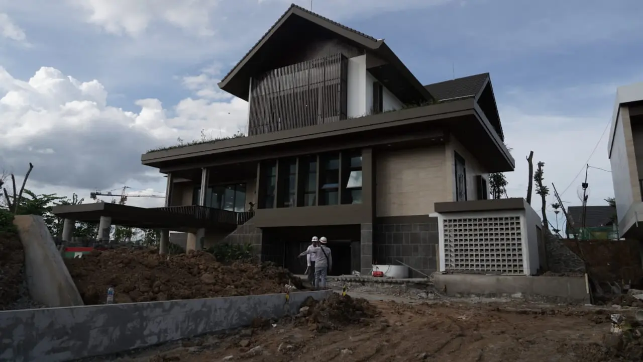 Kementerian PUPR berupaya agar pembangunan rumah menteri di Ibu Kota Nusantara (IKN) sebanyak 36 unit bisa selesai sesuai dengan waktu yang telah direncanakan sebelumnya. (Dok Kementerian PUPR)