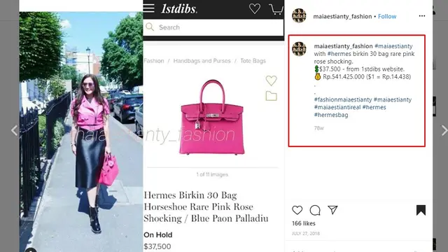 7 Koleksi Tas Mewah Maia Estianty, Ditaksir Sampai Rp 1,6 Miliar