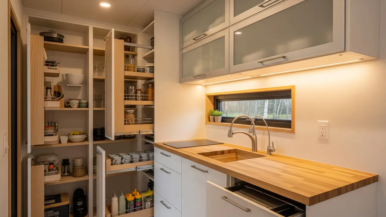 Model Rumah Kecil Tapi Punya Dapur Luas Karena Penataan Vertikal