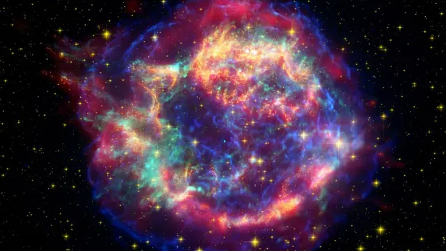 Partikel hantu atau neutrino dipancarkan dari sisa-sisa ledakan supernova