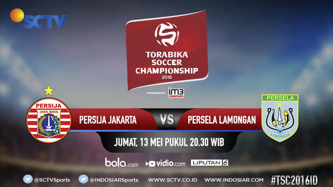 Saksikan Live Streaming Persija Vs Persela di Bola.com