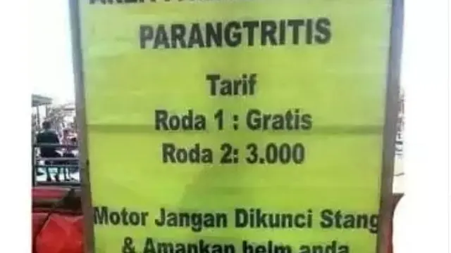 6 Tarif Parkir Ini Nyeleneh Banget, Bikin Tepuk Jidat