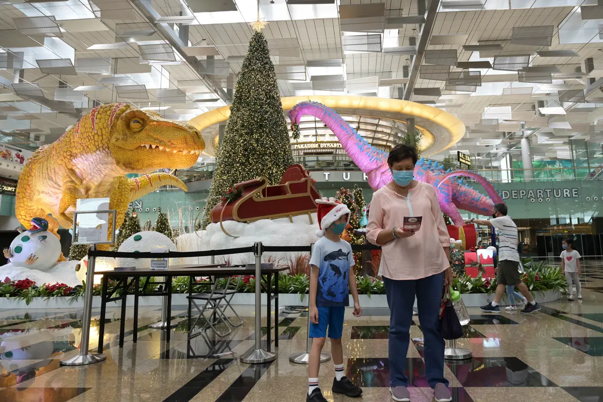Jelang Natal, Begini Suasana Bandara Changi Singapura di Tengah Pandemi COVID-19