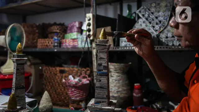 Begini Cara Membuat Bubur Kertas Supaya Jadi Sebuah Patung, Perhatikan Tahapannya