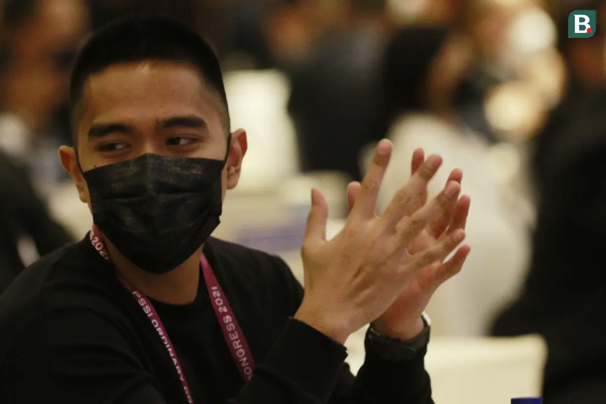 Kaesang Pangarep di Kongres Tahunan PSSI 2021