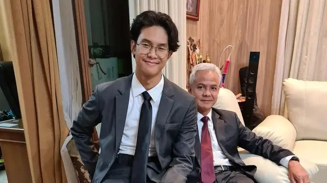 Ganjar Pranowo dan Alam Ganjar. (Foto: Dok. Twitter @ganjarpranowo)