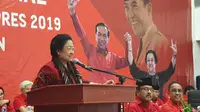 Ketum DPP PDIP Megawati Soekarnoputri memimpin rapar internal di Banten.