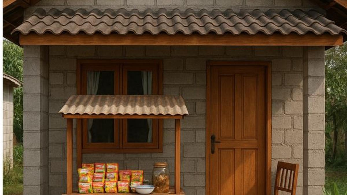 8 Model Rumah Sederhana dari Bambu dan Batako dengan Warung di Teras, Hemat Biaya