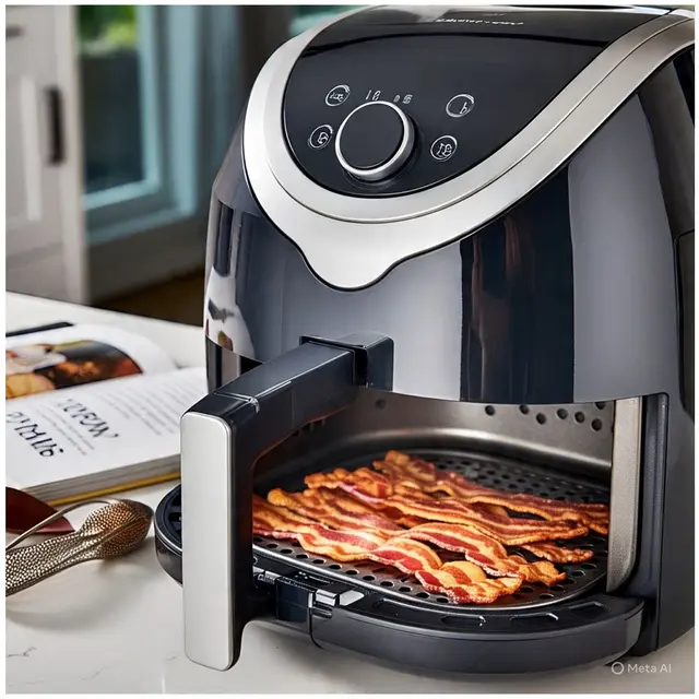 Penggunaan Air Fryer/Ilustrasi Meta AI