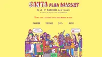 Pasar Santa, selama ini dikenal sebagai tempat berkumpulnya para hipster Jakarta. 