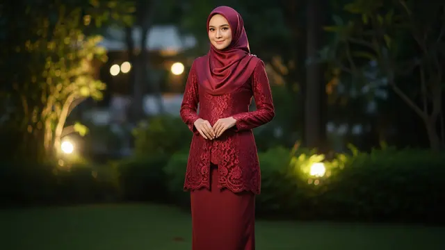 7 Model Gamis Terbaru Atas Brokat Bawah Polos, Tampil Anggun dan Modern untuk Segala Acara