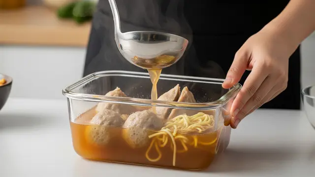 Cara Menyimpan Kuah Bakso