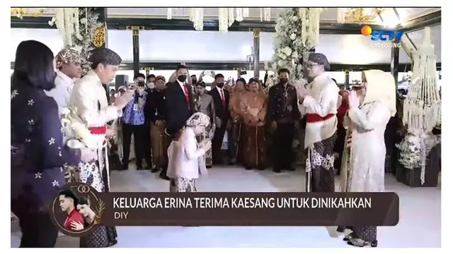 12 Momen Detik-Detik Akad Nikah Kaesang Pangarep dan Erina Gudono, Usung Mataram Islam