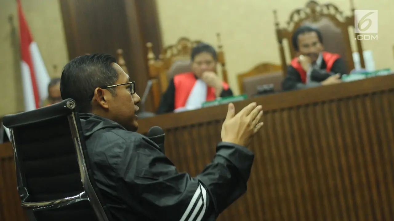 Mantan Ketum Partai Demokrat, Anas Urbaningrum Bersaksi di Sidang Korupsi e-KTP