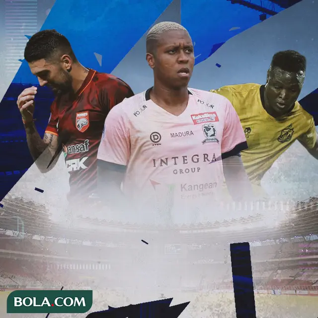 BRI Liga 1 - Jonathan Bustos, Jaja, Ezechiel N'Douassel