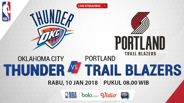Oklahoma City Thunder Vs Portland Trail Blazers_2