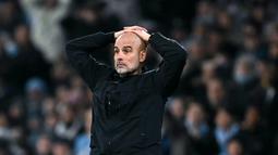 Hasil Manchester City vs Nottingham Forest 2-2 ini menjadi pukulan bagi The Citizens dalam persaingan Premier League 2025/2026. (AFP/Paul Ellis)