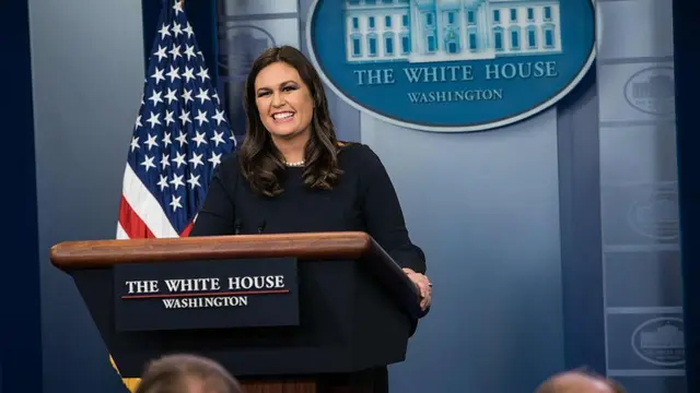 Sarah Huckabee Sanders (AFP)