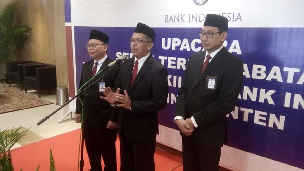 Serah terima jabatan Kepala BI Banten, Rahmat Hernowo