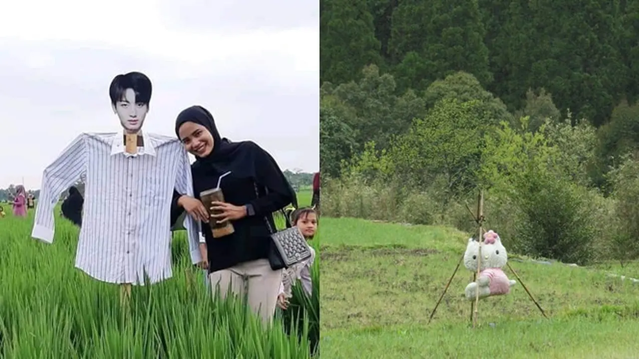 Biasanya Seram, 6 Potret Orang-Orangan Sawah Ini Malah Terlihat Estetik