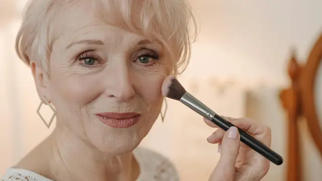 Setting makeup dengan tepat.