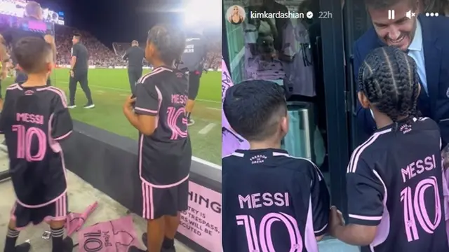 Kim Kardashian Pamer Putranya Bertemu Lionel Messi: Hari Terbaik Sepanjang Hidup Mereka
