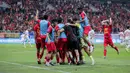 <p>Pemain Persija Jakarta merayakan gol yang dicetak oleh Ryo Matsumura ke gawang Persis Solo pada laga lanjutan BRI Liga 1 2024/2025 di Jakarta International Stadium (JIS), Jakarta Utara, Sabtu (24/08/2024). (Bola.com/Bagaskara Lazuardi)</p>