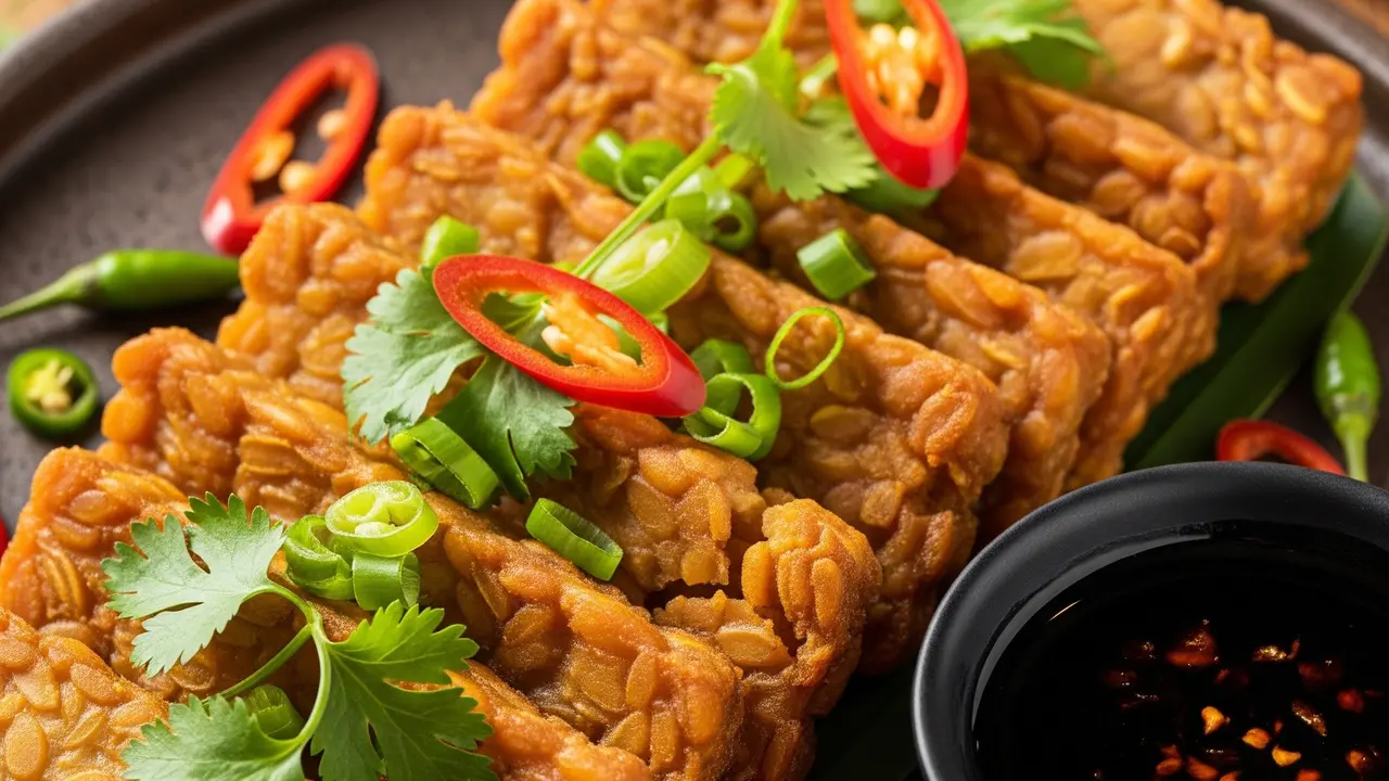 Resep Tempe Goreng (Ilustrasi AI)