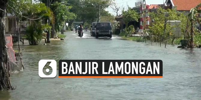 VIDEO: Banjir di Lamongan Rendam Ribuan Rumah Warga