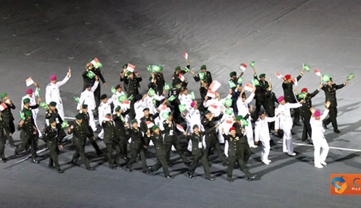 Citizen6, Brazil: Enam ribu  atlet dan dua ribu delegasi dari 100 lebih negara ikut berpartisipasi memeriahkan pesta olahraga Olimpiade Militer Dunia Ke-5 di Brazil, yang akan berlangsung selama sembilan hari. (Pengirim: Badarudin Bakri)
