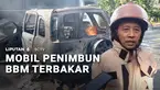Sebuah minibus yang memuat tumpukan jeriken berisi BBM, ludes terbakar tepat di depan SPBU Sukomoro, Kabupaten Nganjuk, Jawa Timur, pada Sabtu siang. Akibat insiden ini, dua penumpang termasuk seorang anak harus dilarikan ke puskesmas terdekat.