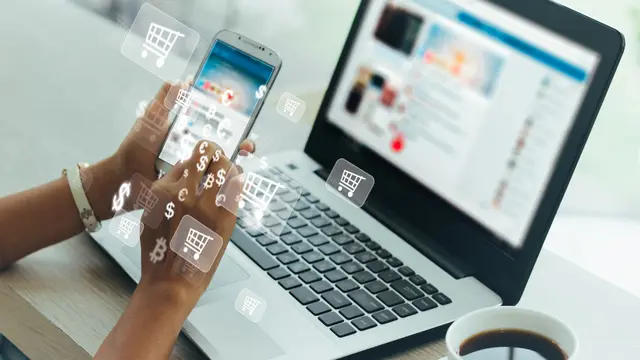 Ilustrasi belanja online