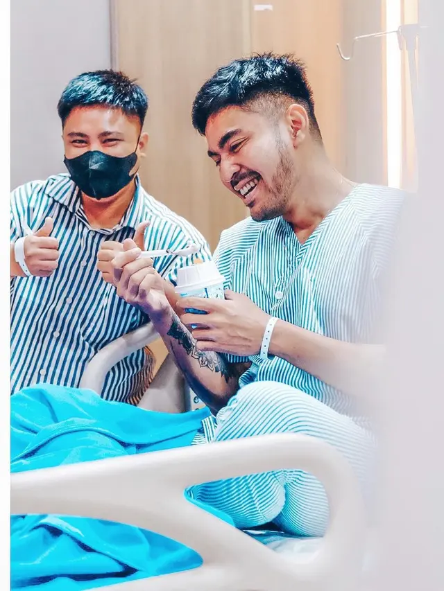 10 Potret Robby Purba Jalani Operasi Tumor Payudara, Jarang Terjadi pada Pria