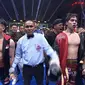 Tangkapan layar pertandingan tinju Superstars Knockout (Kanal YouTube Rans Entertaiment)