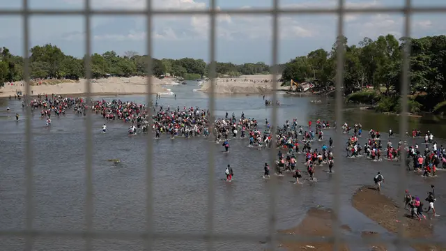 Perjuangan Kafilah Migran Amerika Tengah Menuju Amerika Serikat