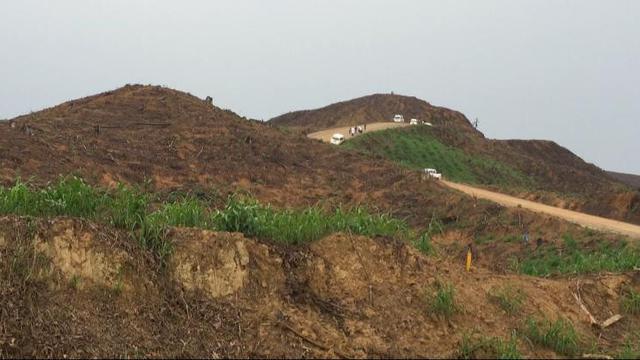 Rombongan Jokowi tinjau Ibu Kota baru