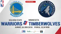 Golden State Warriors Vs Minnesota Timberwolves_2 (Bola.com/Adreanus Titus)