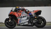 Pembalap Ducati, Andrea Dovizioso masih dijadikan Marc Marquez, pembalap Repsol Honda, sebagai rival terkuat di MotoGP 2018. (Twitter/Ducati MotoGP)