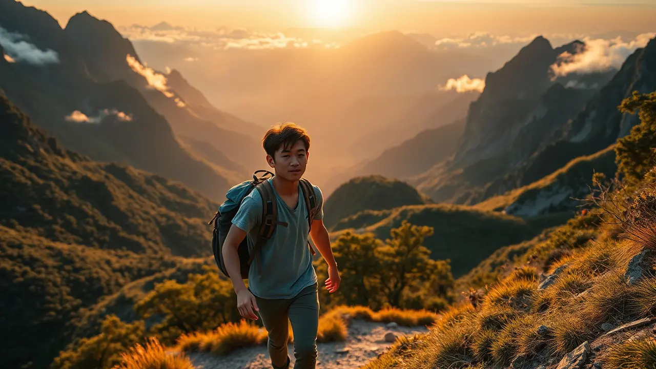 mimpi turun gunung jalan kaki