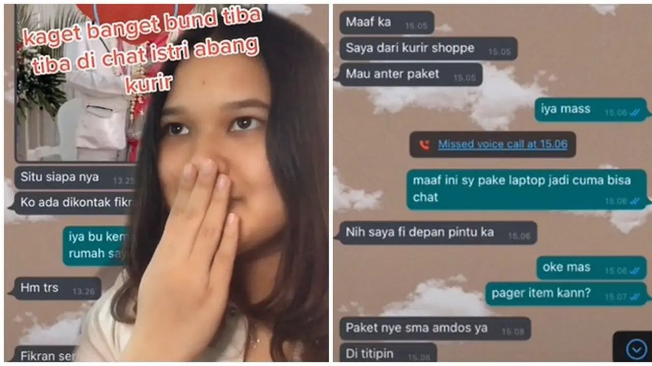 Disangka Jadi Orang Ketiga, Remaja Ini di Chat Istri Kurir Pengantar Paket