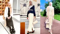 Tampil fun dan playful dengan padu padan long sleeve top bermotif dan cardigan panjang. [Instagram/raniaskdr_]