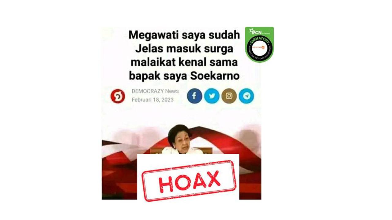 Cek Fakta Megawati